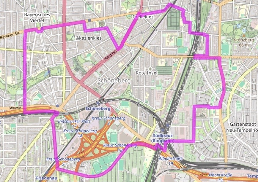 Der Wahlkreis Schöneberg Süd